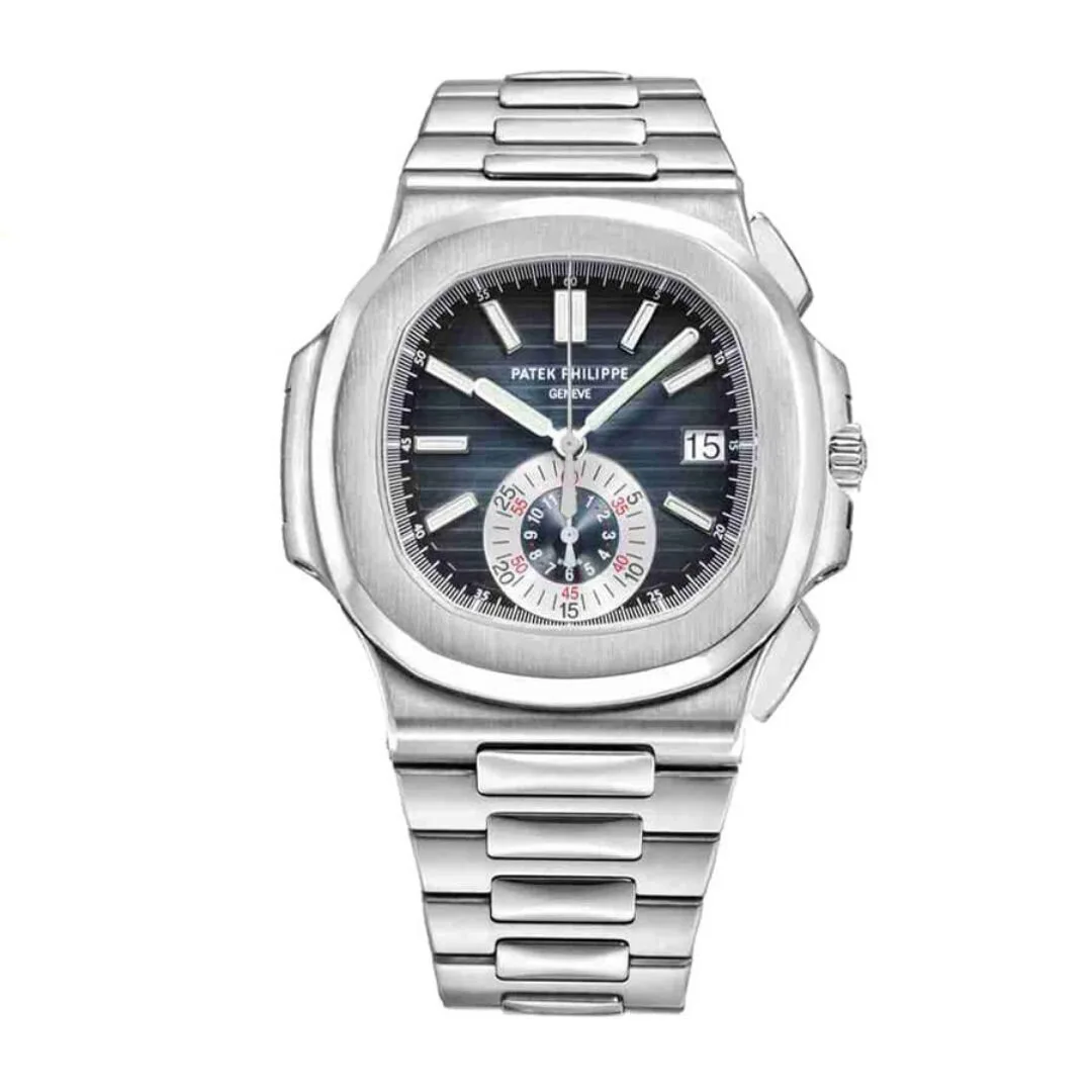 Đồng hồ Patek Phillipe 5980/1A-001 Nautilus Chronograph SS Blue Dial