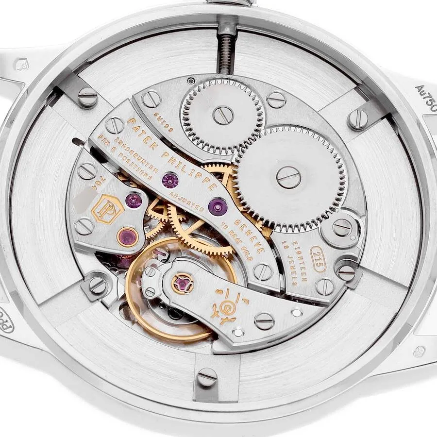 Đồng hồ Patek Phillipe Calatrava 18k White Gold Diamond Ladies Watch 7122 - Ảnh 3