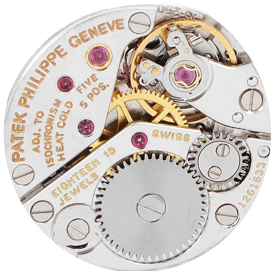 Đồng hồ Patek Phillipe Calatrava 18k Yellow Gold Silver Dial Ladies Watch 4184 - Ảnh 3