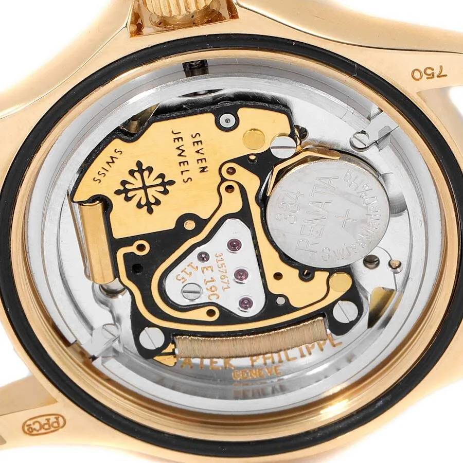Đồng hồ Patek Phillipe Calatrava 18k Yellow Gold White Dial Ladies Watch 4906 - Ảnh 3
