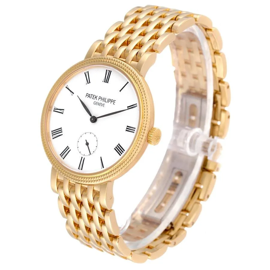 Đồng hồ Patek Phillipe Calatrava 31mm Yellow Gold Ladies Watch 7119 - Ảnh 5