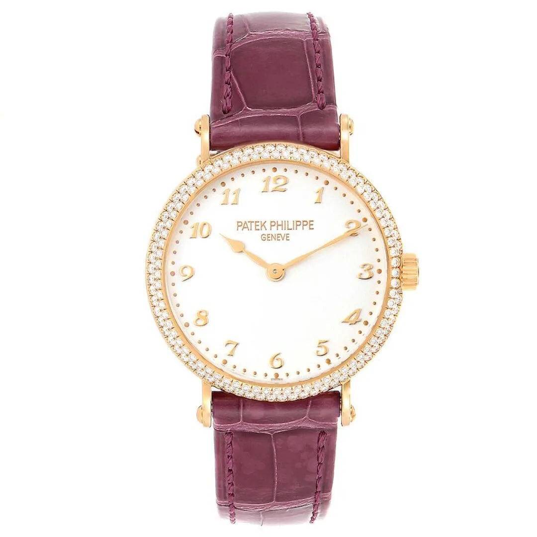 Đồng hồ Patek Phillipe Calatrava Ultra Thin Rose Gold Diamond Ladies Watch 7200