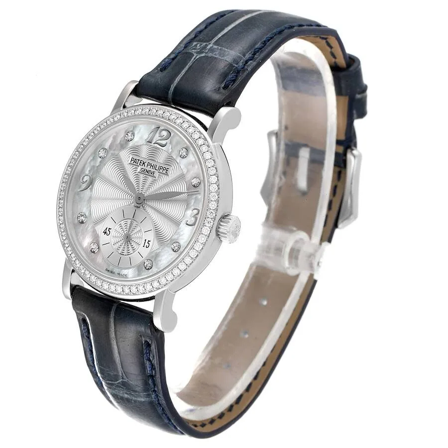 Đồng hồ Patek Phillipe Calatrava White Gold MOP Diamond Ladies Watch 4959 - Ảnh 5