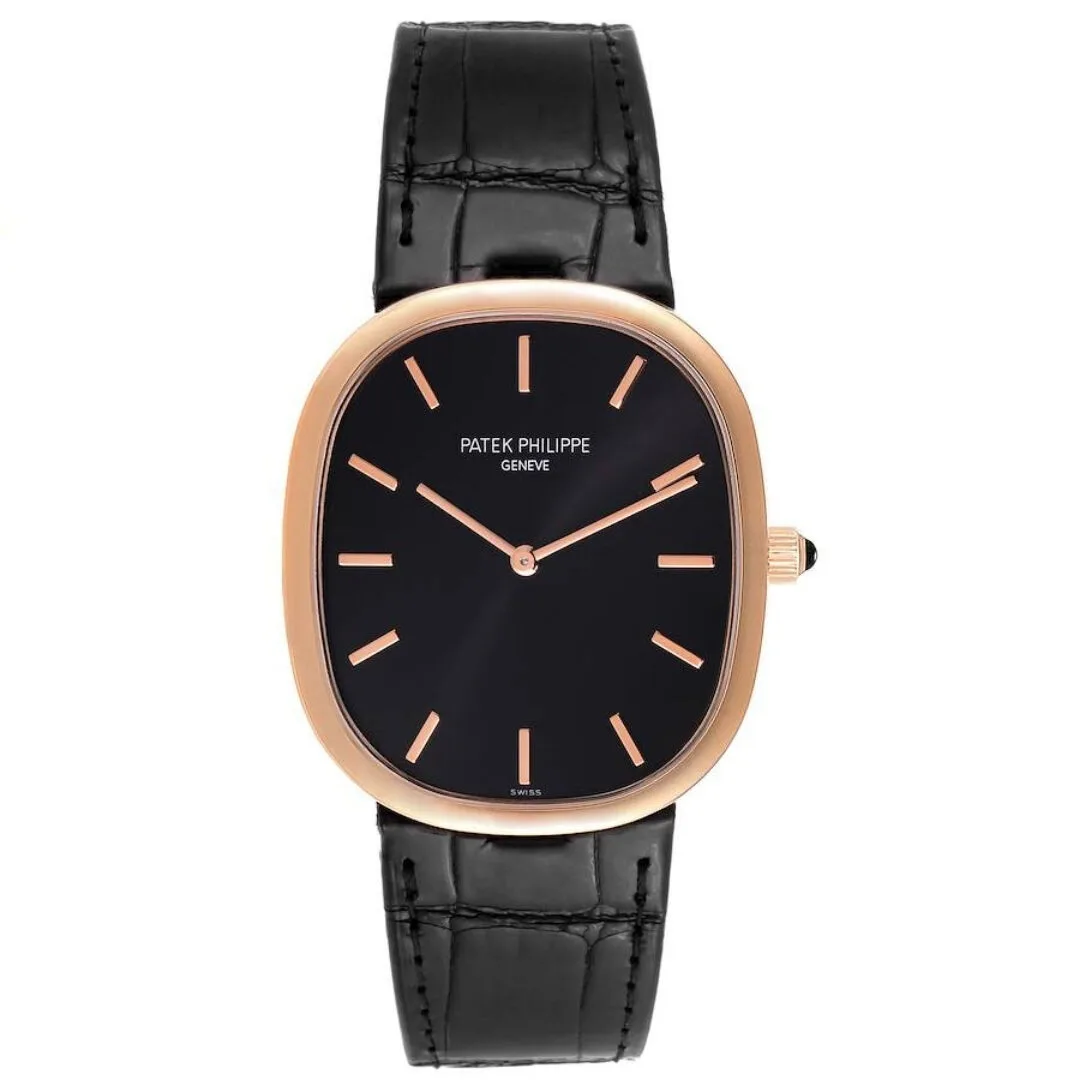 Đồng hồ Patek Phillipe Golden Ellipse Grande Taille Rose Gold Watch 5738