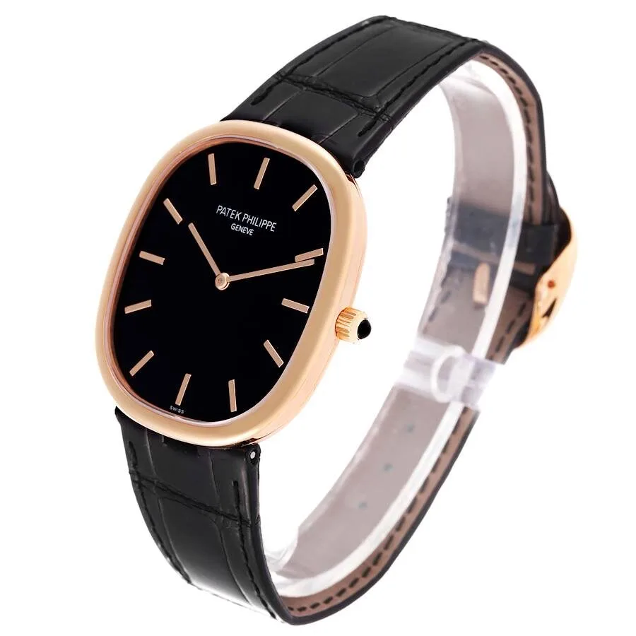 Đồng hồ Patek Phillipe Golden Ellipse Grande Taille Rose Gold Watch 5738 - Ảnh 5