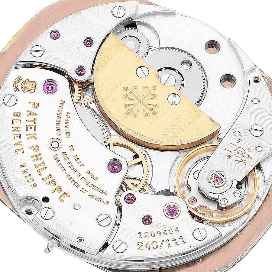 Đồng hồ Patek Phillipe Golden Ellipse Jumbo Rose Gold Automatic Mens Watch 3738 - Ảnh 3