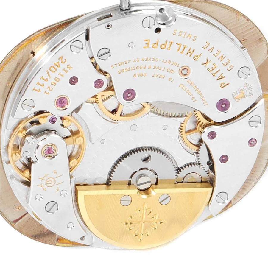 Đồng hồ Patek Phillipe Golden Ellipse Rose Gold Brown Dial Watch 3738 - Ảnh 3