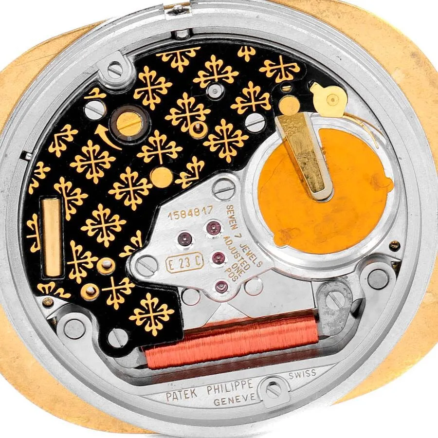 Đồng hồ Patek Phillipe Golden Ellipse Yellow Gold Blue Dial Mens Watch 3747 - Ảnh 3