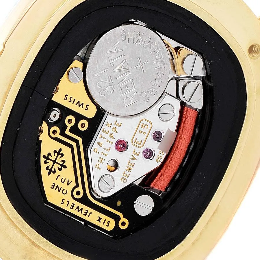 Đồng hồ Patek Phillipe Golden Ellipse Yellow Gold MOP Diamond Dial Ladies Watch 4830 - Ảnh 3