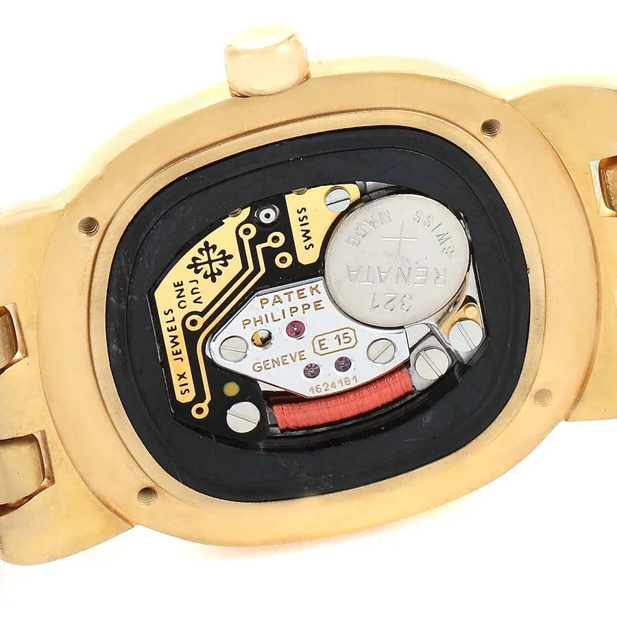 Đồng hồ Patek Phillipe Golden Ellipse Yellow Gold White Dial Ladies Watch 4830 - Ảnh 3