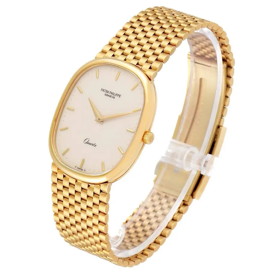 Đồng hồ Patek Phillipe Grand Ellipse 18k Yellow Gold Mens Watch 3838 - Ảnh 5