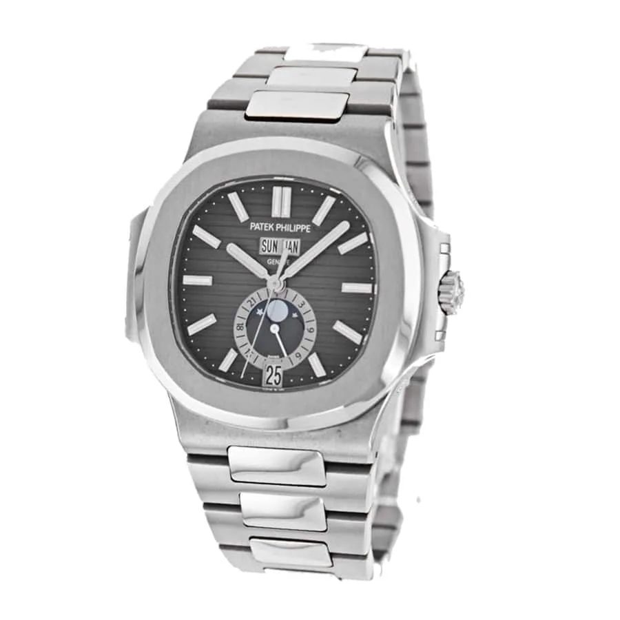 Đồng hồ Patek Phillipe Nautilus Black Dial - Ảnh 4