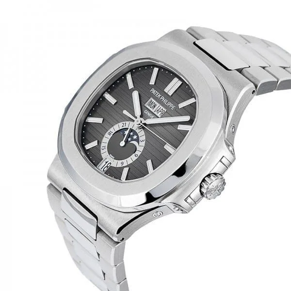 Đồng hồ Patek Phillipe Nautilus Black Dial - Ảnh 3