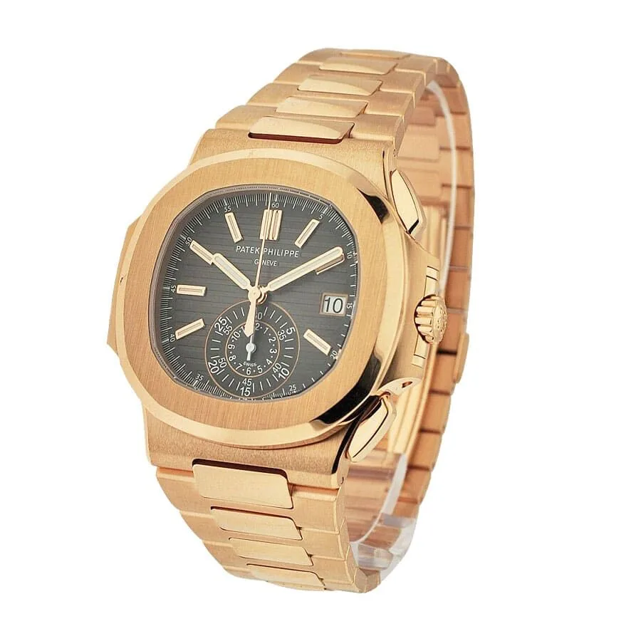 Đồng hồ Patek Phillipe Nautilus Brown Dial - Ảnh 5