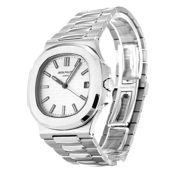 Đồng hồ Patek Phillipe Nautilus Jumbo White Dial 5719/10G-010 Iced Out - Ảnh 4