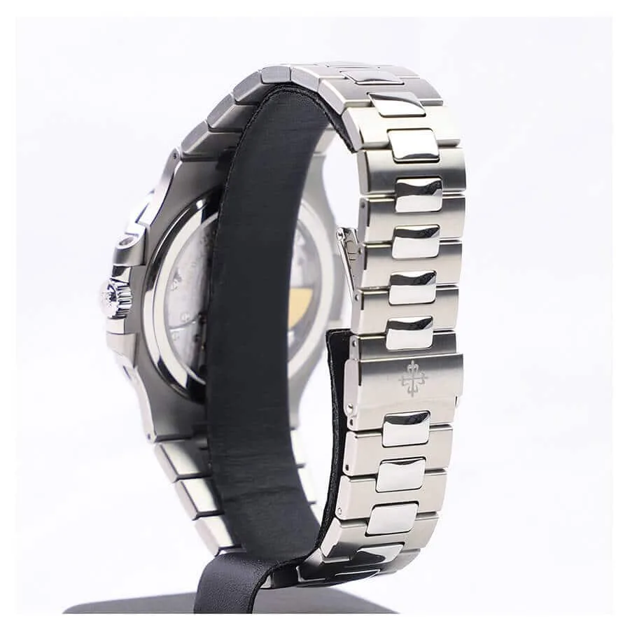 Đồng hồ Patek Phillipe Nautilus Steel Blue Dial Moon Phase 5712/1A-001 - Ảnh 3